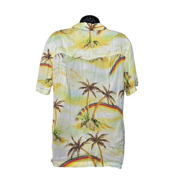 Urban Outfitters UO Gardenia Souvenir Button-Down Top Size Small Tropical - Picture 3 of 6